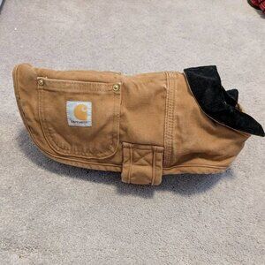 Cute Small Carhartt Denim Insulated Dog Chore Coat